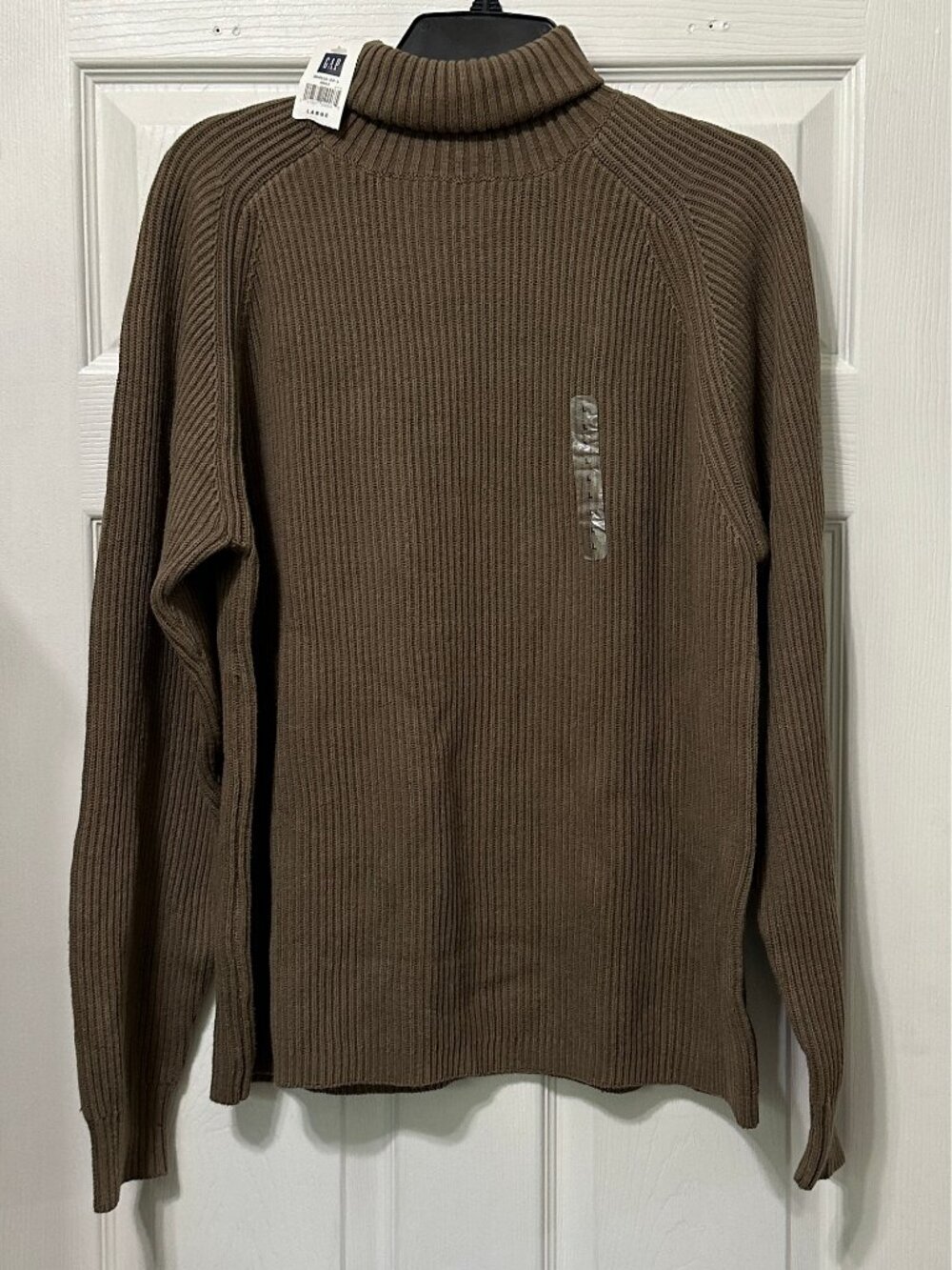 NWT Gap Men's Sweater Brown Turtleneck Size L